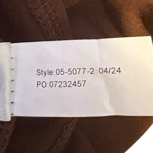 ELOQUII On or Off Shoulder Brown Maxi Dress Ruched Stretch Knit, Plus 18 - Picture 16 of 16